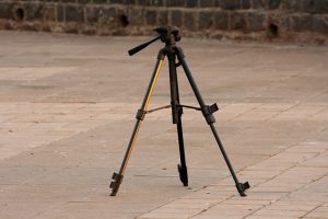 Some binoculars can be attached to a tripod