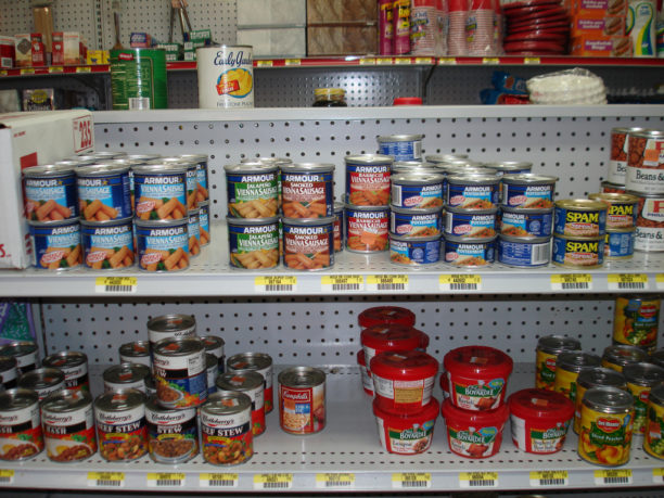 canned meat